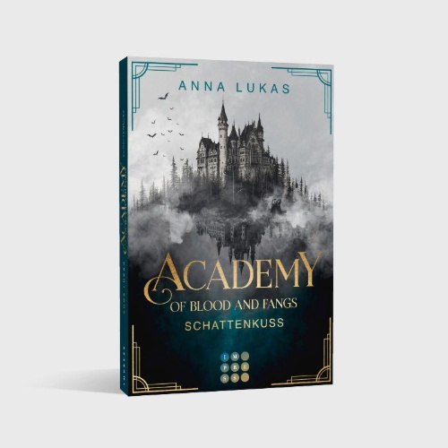 Buchcover und Innenansicht für das Buch: Academy of Blood and Fangs 2: Schattenkuss