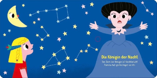Buchcover und Innenansicht für das Buch: Hörst du die Zauberflöte?