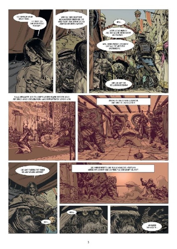Buchcover und Innenansicht für das Buch: Conan der Cimmerier: Die Menschenfresser von Zamboula