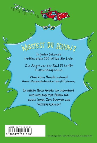 Buchcover und Innenansicht für das Buch: Boys' Miscellany