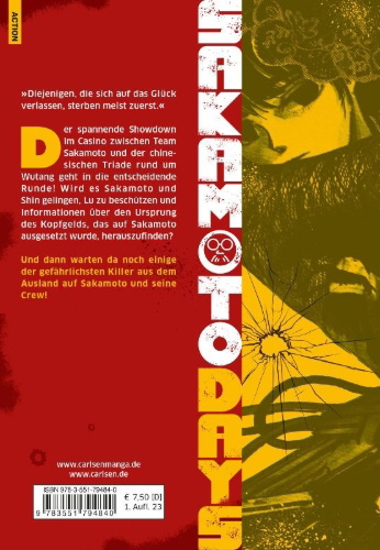 Buchcover und Innenansicht für das Buch: Sakamoto Days