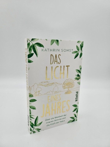 Buchcover und Innenansicht für das Buch: Das Licht eines Jahres
