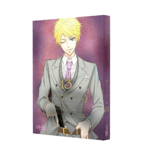Buchcover und Innenansicht für das Buch: Yuukoku no Moriarty