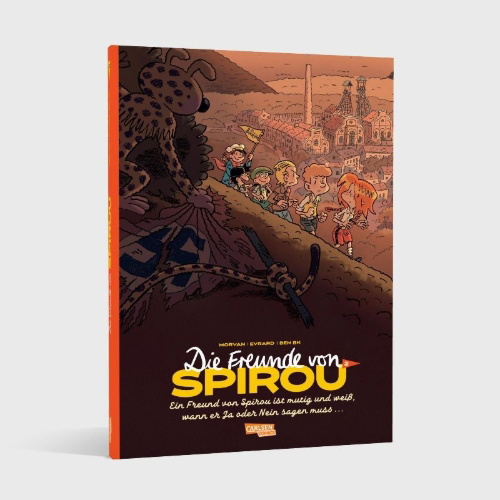 Buchcover und Innenansicht für das Buch: LES AMIS DE SPIROU 2 - UN AMI DE SPIROU A DU CRAN, IL SAIT DIRE OUI OU NON ...