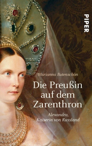 Buchcover und Innenansicht für das Buch: Die Preußin auf dem Zarenthron