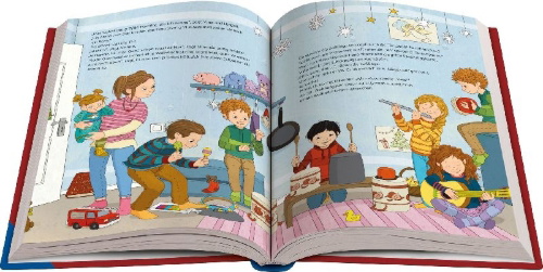 Buchcover und Innenansicht für das Buch: Sternenglanz und Weihnachtswunder