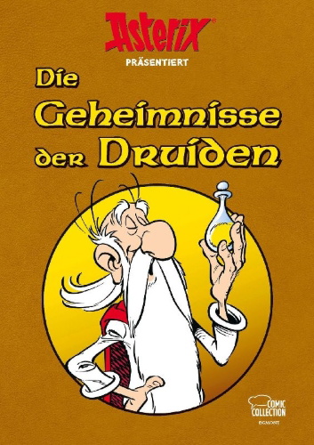 Buchcover und Innenansicht für das Buch: Les secrets de Druides