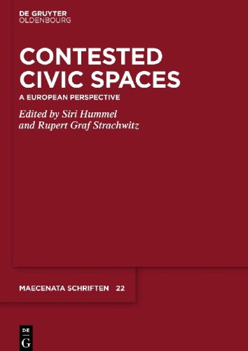 Buchcover und Innenansicht für das Buch: Contested Civic Spaces