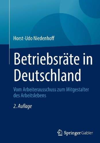 Buchcover und Innenansicht für das Buch: Betriebsräte in Deutschland