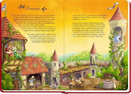 Buchcover und Innenansicht für das Buch: Mein erster großer Märchenschatz