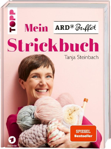 Buchcover und Innenansicht für das Buch: Mein ARD Buffet Strickbuch - SPIEGEL-Bestseller