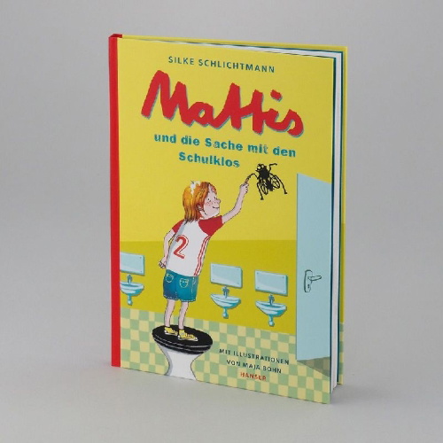 Buchcover und Innenansicht für das Buch: Mattis und die Sache mit den Schulklos