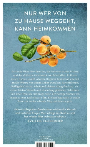 Buchcover und Innenansicht für das Buch: Mirabellentage