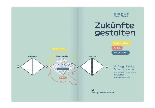 Buchcover und Innenansicht für das Buch: Zukünfte gestalten