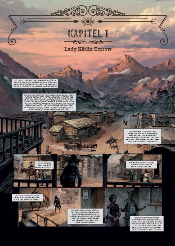 Buchcover und Innenansicht für das Buch: West Fantasy 1