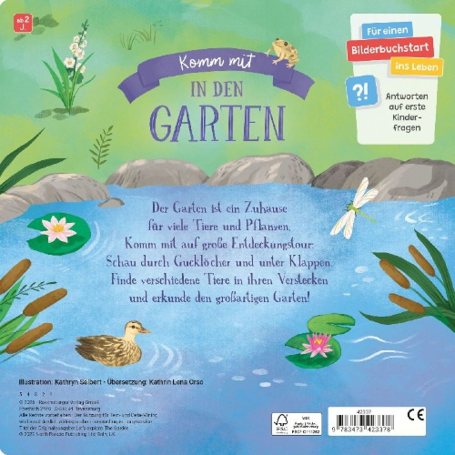Buchcover und Innenansicht für das Buch: Let's explore: The Garden