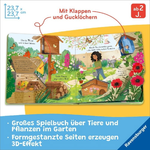 Buchcover und Innenansicht für das Buch: Let's explore: The Garden