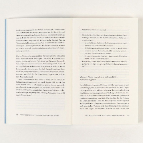 Buchcover und Innenansicht für das Buch: Wie Synchronität die Seele heilt