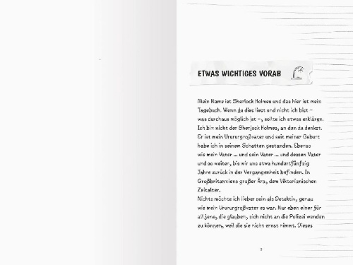 Buchcover und Innenansicht für das Buch: Sherlock & You, Band 2 - Das Rätsel um die verlassene Schule