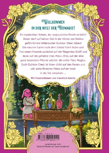 Buchcover und Innenansicht für das Buch: Thea Magica, Band 2 - Der Schatz von Palau Chai