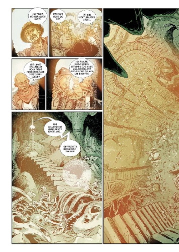 Buchcover und Innenansicht für das Buch: Cixin Liu: Der Verschlinger (Graphic Novel)
