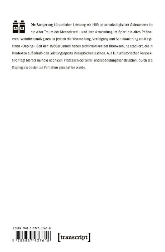 Buchcover und Innenansicht für das Buch: Doping als Konstruktion