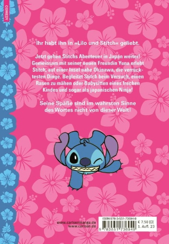 Buchcover und Innenansicht für das Buch: Stitch!