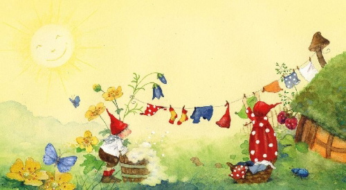 Buchcover und Innenansicht für das Buch: Bei Pippa und Pelle zu Hause