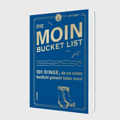 Buchcover und Innenansicht für das Buch: MOIN!: Die MOIN Bucket List