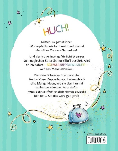 Buchcover und Innenansicht für das Buch: Der magische Kater Schnurrifluff (Bd. 2)