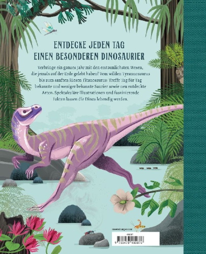 Buchcover und Innenansicht für das Buch: A Dinosaur a Day