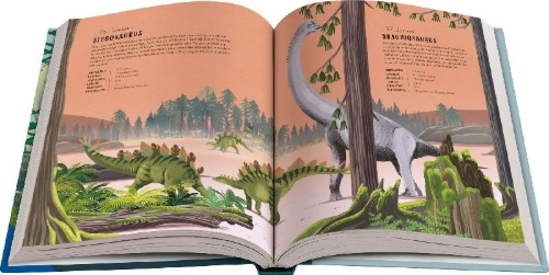 Buchcover und Innenansicht für das Buch: A Dinosaur a Day
