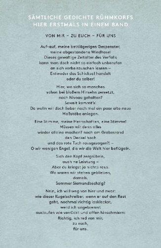 Buchcover und Innenansicht für das Buch: Sämtliche Gedichte 1956 - 2008