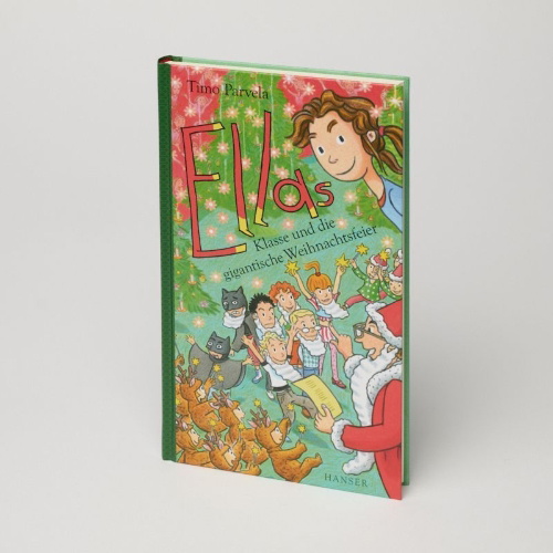 Buchcover und Innenansicht für das Buch: Ella ja kaverit rakentavat ihmekoneen (Band 19)
