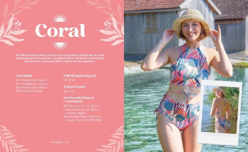 Buchcover und Innenansicht für das Buch: Sommer, Sonne, Swimwear nähen