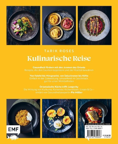 Buchcover und Innenansicht für das Buch: Levante Genuss für ein gesundes, langes Leben
