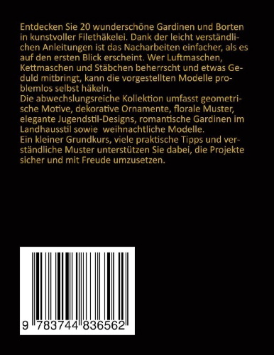 Buchcover und Innenansicht für das Buch: Gehäkelte Gardinen 4