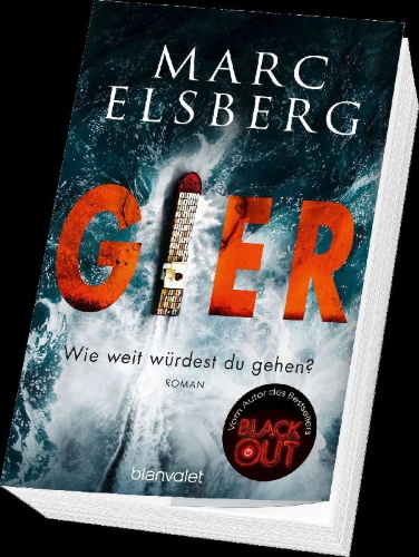 Buchcover und Innenansicht für das Buch: GIER - Wie weit würdest du gehen?