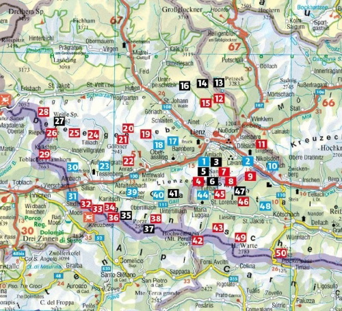 Buchcover und Innenansicht für das Buch: Osttirol Süd