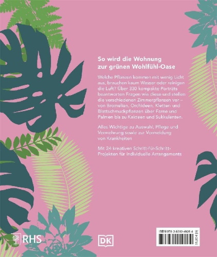 Buchcover und Innenansicht für das Buch: House plant