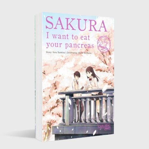 Buchcover und Innenansicht für das Buch: Kimi no Suizou wo Tabetai
