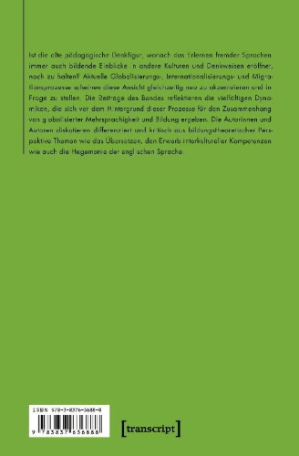 Buchcover und Innenansicht für das Buch: Bildung in fremden Sprachen?
