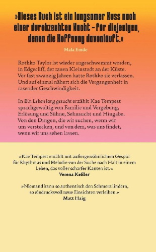 Buchcover und Innenansicht für das Buch: Having spent life seeking