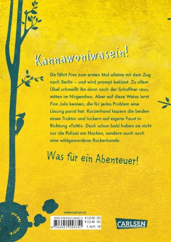 Buchcover und Innenansicht für das Buch: Kannawoniwasein! Manchmal muss man einfach verduften
