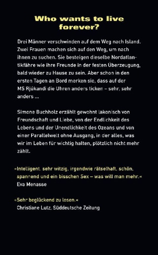 Buchcover und Innenansicht für das Buch: Unsterblich sind nur die anderen