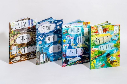Buchcover und Innenansicht für das Buch: The Sea Below My Toes