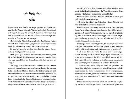 Buchcover und Innenansicht für das Buch: The Rosewood Chronicles - The Lost Princess