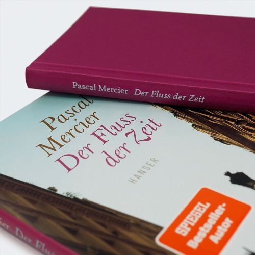 Buchcover und Innenansicht für das Buch: Der Fluss der Zeit