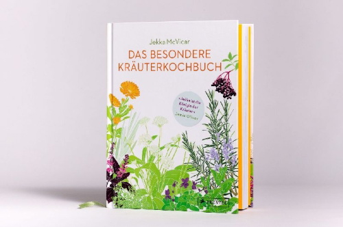 Buchcover und Innenansicht für das Buch: Jekka's Herb Cookbook