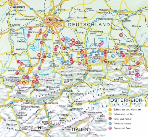 Buchcover und Innenansicht für das Buch: Das große Kinder-Wander-Erlebnis-Buch Oberbayern